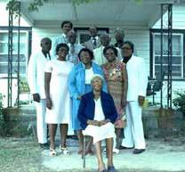 Landis Family in front of house